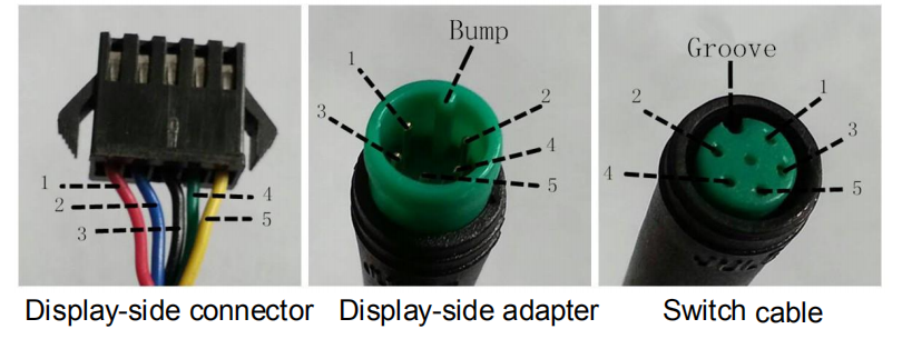 ebike display wiring