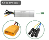 Elepedol 1500W 3000W 18 Mosfet 56-90V 60A High Power Electric Bike Motor Controller 